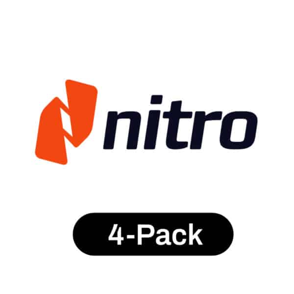 Nitro Pro PDF & eSign Bundle (4-Pack)